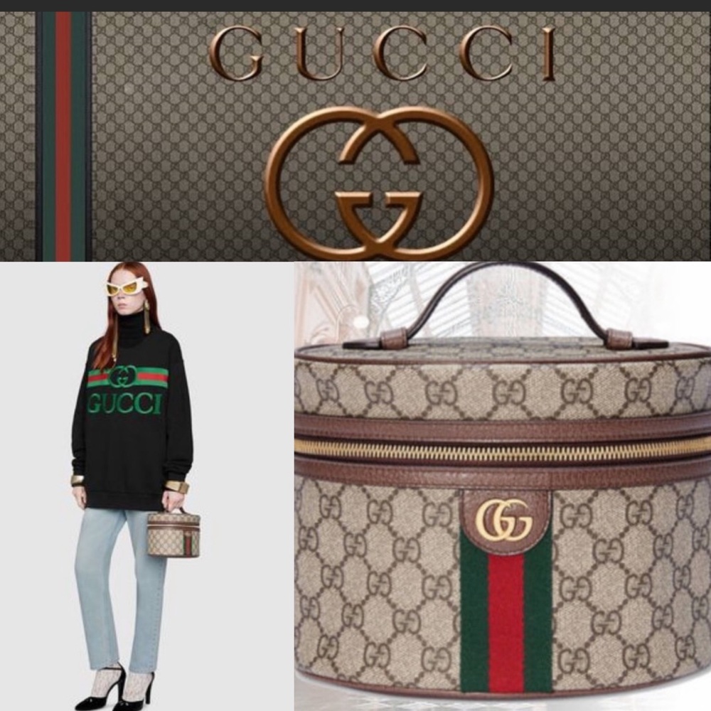 SOLD‼️ NEW! Gucci GG Ophidia supreme Beauty cosmetic case - Picture 3 of 10